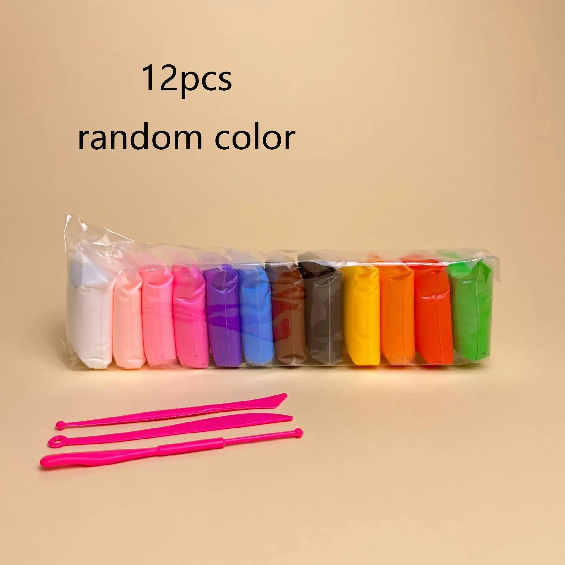 model clay,Modeling Clay for Kids DlY Starter Kits, 12/24 Color OvenBaked Model Clay, Non-Toxic, Non-Sticky, with SculptingTools, ldeal Gift dry clay air