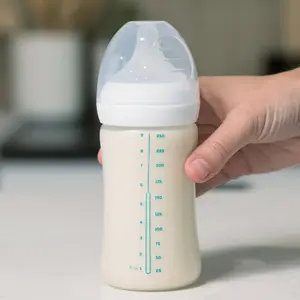 Lil Sippers Color Changing Baby Bottle 3-Pack 8 oz with Level 2 Anti-Colic Nipples BPA-Free Thermochromic Technology for Newborn Feeding