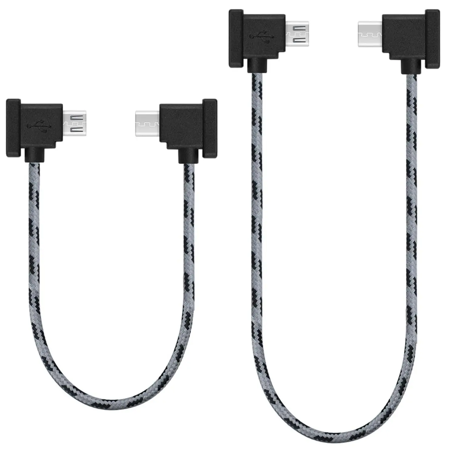 1FT+0.5FT(2 pack)  to USB C Remote Controller  for  15 Pro, DJI Mavic Mini,Mini SE, Mavic 2 Pro/Zoom,Mavic Air,Mavic Pro, Spark, DJI Drone to Tablet  OTG Data Cord Accessories