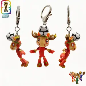 2026 FIFA World Cup Official Mascot Keychain Perfect for Backpacks, Bags & Gifting to Your Guy!