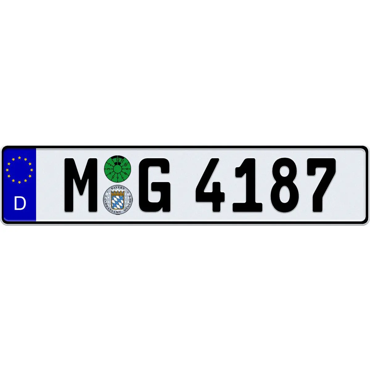Home of BMW - Stock EEC German Vanity   License Plate