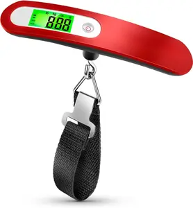 Digital Luggage Scale Vacation Travel Essentials Accessories Gifts for Traveler Portable Suitcase Handheld Weight Scale 110 lbs Hanging Baggage Travel  Haves
