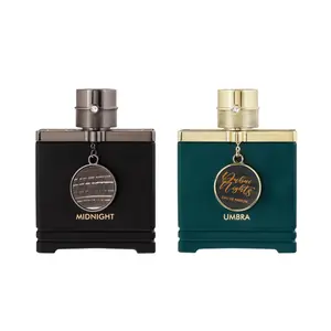 Armaf Dubai Nights Midnight and Armaf Dubai Nights Umbra Eau de Parfum Spray Combo (3.4 Oz Each)