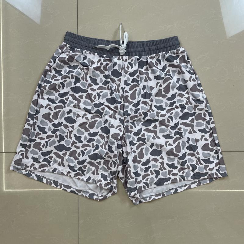 Adult men swim shorts beach wear swim wear summer camo bottom bathing shorts