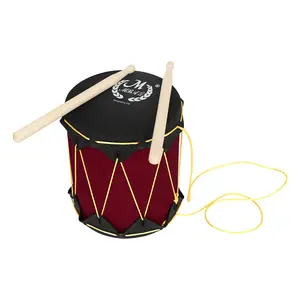 Rubber Djembe Drum, Hand Drum with Drumsticks, Musical Instrument for Beginners, Percussion Instrument for Home & School & Outdoor
