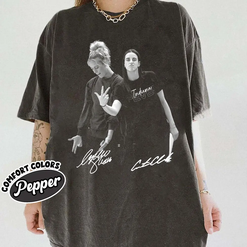 Retro 90's Sophie Cunningham Caitlin Clark Shirt, Vintage Basketball Graphic Fan Tee, Gift For Man & Woman T-Shirt