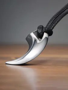 Fashionable Wolf Tooth Design Pendant Necklace, Stainless Steel Jewelry for Party, Daily Clothing Decor, Trendy All-match & Exquisite Jewelry for Birthday Gift, Daily Wear Necklace