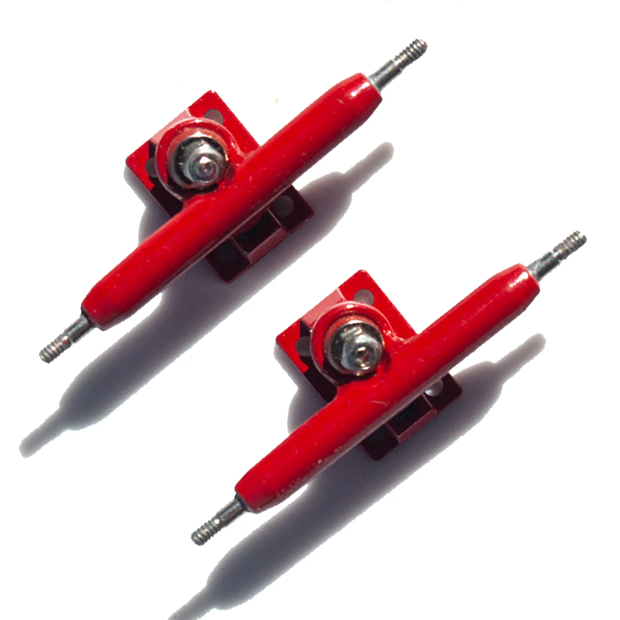 LC BOARDS FINGERBOARD 34MM TRUCKS RED PRO SHAPED WITH LOCK NUTS