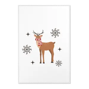 Cozy Reindeer Area Rug - Perfect Holiday Decor, Winter Home Accent, Christmas Gift, Festive Living Room Style, Seasonal Rug