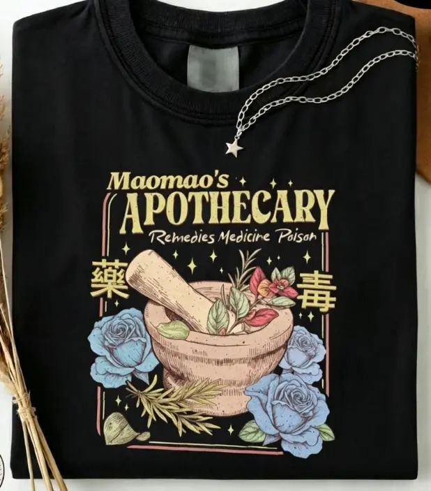Mao Mao’s Apothecary Shirt, Kawaii Anime Potion Graphic Tee, Comfort Colors Anime Girl Gift, Anime Lover Tshirt, Poison Tester Manga Sweater