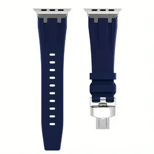 Soft Rubber Watch Band (Band Only), Replacement Watch Band for Apple Watch Ultra 2 1 49mm Series10 9 8 7 44mm 45mm, Smart Watch Straps, Smart Watch Accessories, Wearable