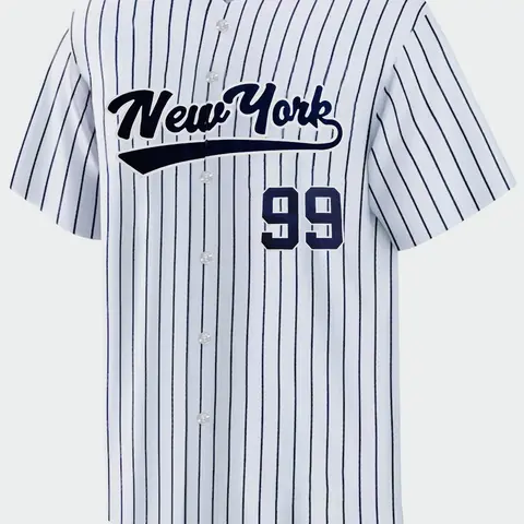 Men's Letter & Number Print Baseball Jersey, Casual Breathable V-neck Short Sleeve Pullover Uniform for Training & Competition, Embroidered Design Baseball Top, Jersey Shirts, Sports Style Jersey, Sports Clothing, Sports Top