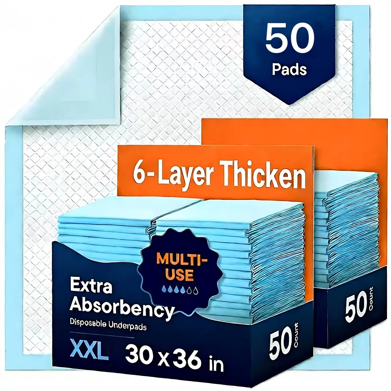 30*36inch Extra Large Thickened Disposable Adult Pad, Absorbent And Leak-proof Mattress, Suitable for Adults, Seniors, Postpartum Care And Pets