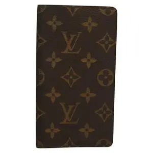 Pre-owned Louis Vuitton Coated Canvas Small Leather Goods Monogram Agenda Poche Note Cover R20503 L26032204