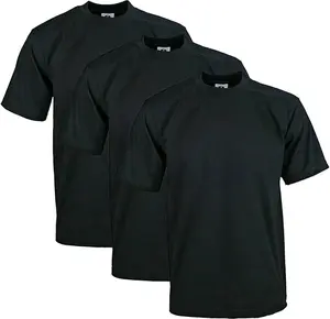Pro Club Heavy Weight Black T-Shirt Medium Size 100% Natural Plain No Additional Features Specified