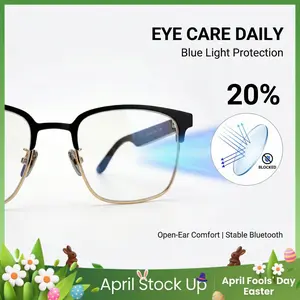 【W5】MIRO Smart Audio Glasses – 10-Hour Battery, Blue Light Filter & Stereo Audio, Ideal for Meetings, Work, Travel & Daily Use, Comfortable & Stylish, Thoughtful Tech Gift for Professionals & Music Lovers During Holidays