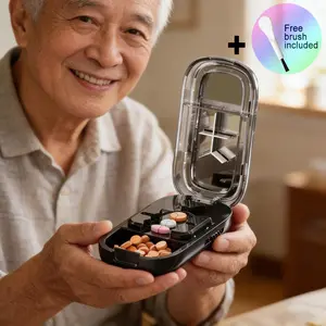 [Flash Sale Gifts]Adjustable Pill Cutter and Splitter for All Kinds of Pills, Designed for Small and Tiny Tablets Featuring Precise Alignment Functionality,Multicolor optional,Pillcutter