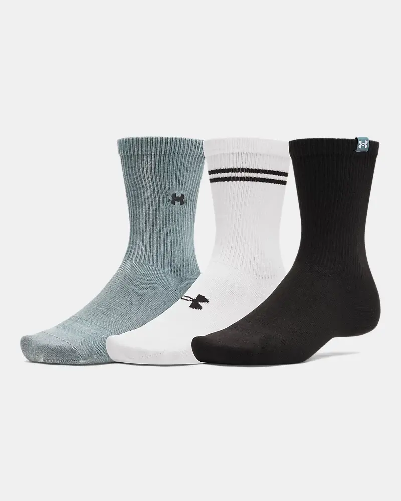 Under Armour Sportstyle Cotton Unisex 3-Pack Crew Socks