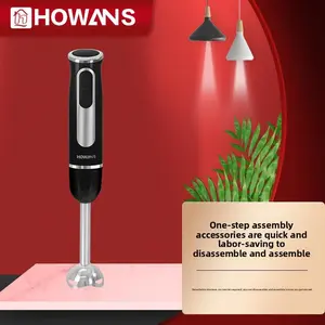 Handheld Blender Multifunctional Immersion Mixer Stainless Steel Blades for Baby Food Juicing Cooking Stirring