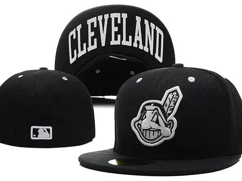 New Cleveland Indians Embroidery Baseball Era Hat 59FIFTY Flat edge Hat