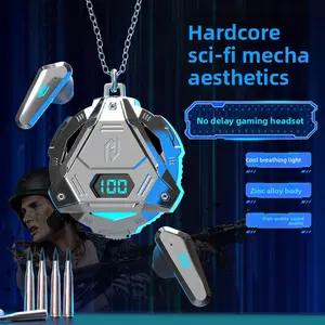 Bluetooth Headset 2025 New X45 E-Sports Gaming Wireless In-Ear Waterproof Ultra-Long Battery Life Zero Delay Semi-In-Ear