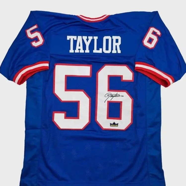 Lawrence Taylor #56 New York Blue Football Jersey