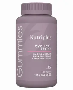 NUTRIPLUS WOMEN MENSTRUAL CYCLICAL RELIEF GUMMIES 60ct