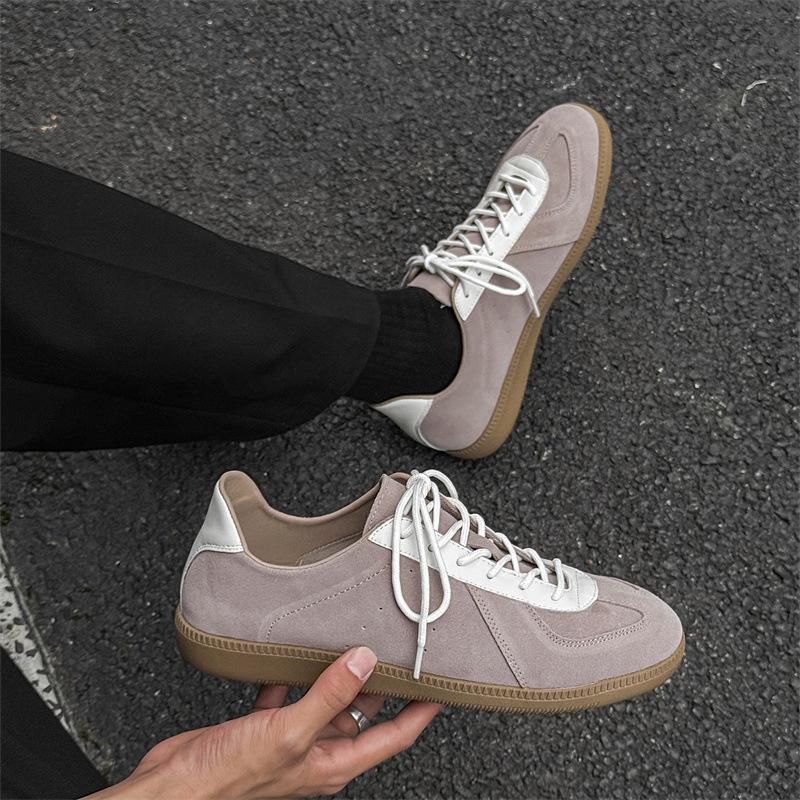 Iconic Two-Tone Blue Suede Sneakers | Retro Casual Shoes for All Genders