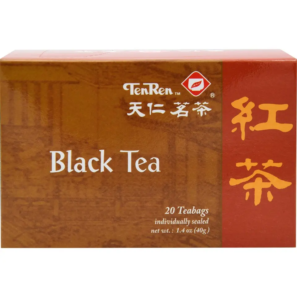 TEN REN Tea Box 20 Tea Bags Assorted Flavor (Black/Green/Oolong/ Pu-erh/ Ginger/ Chrysanthemum), Herbal, Natural Herbal Tea