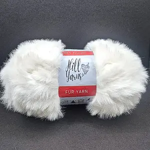 White Fur Yarn