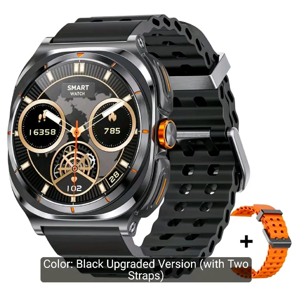 GT98  2025 New 2-in-1 Smartwatch, Compatible with iPhone And Android Phones, with Wireless Headphones, Wireless Calling Watch, Men's 1.53-inch HD Screen, HiFi Sound Effect, Fitness Tracker, Sports Music Watch, Suitable for IOS Android