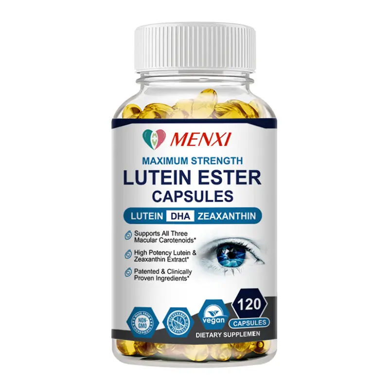 Lutein and Zeaxanthin Eye Health Capsules for Vision Support, Eye Strain Relief & Daily Antioxidant Nutrition, 120 Capsules