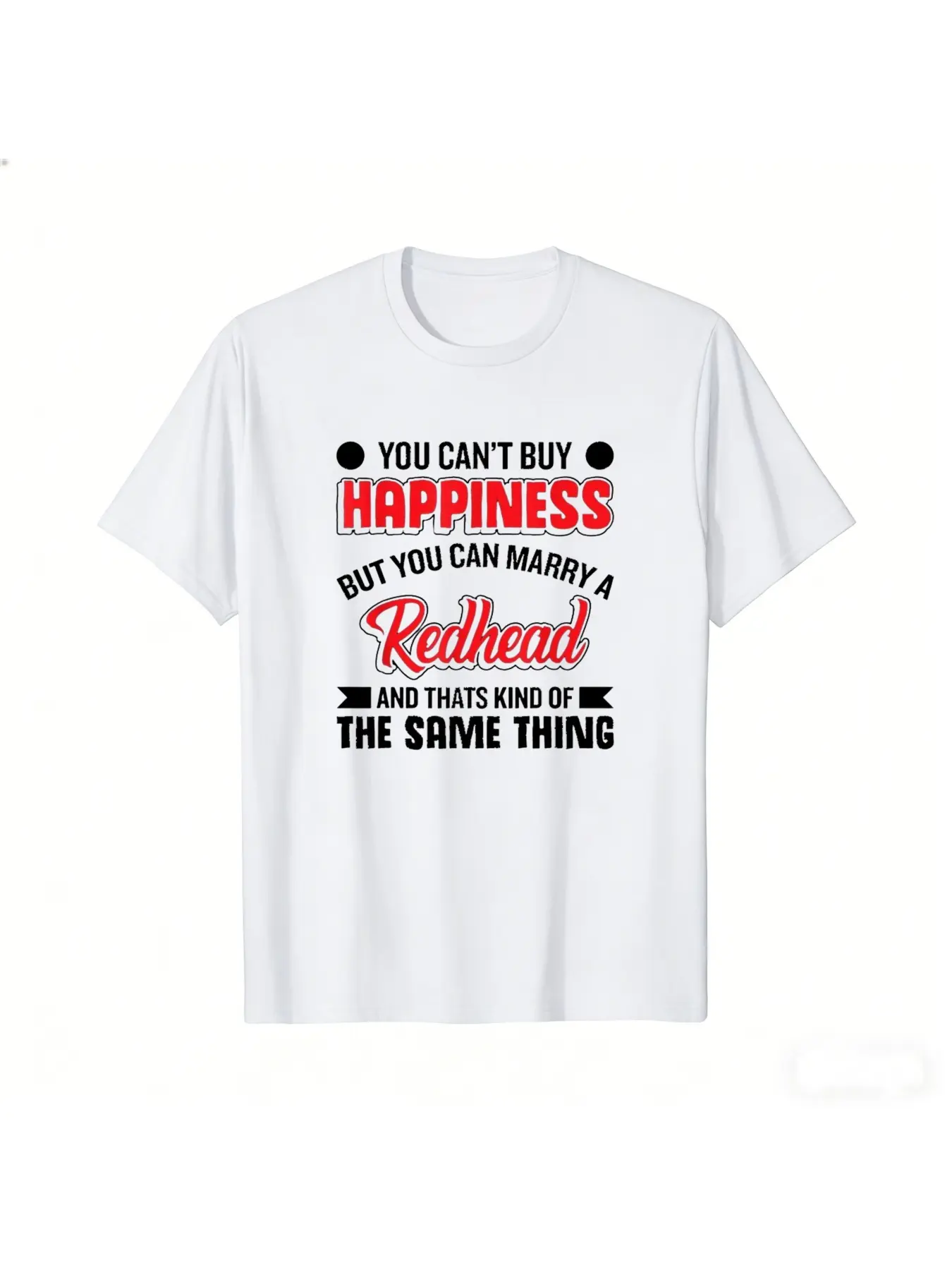 Men'S Funny Marry a for Redhead Slogan T-Shirt, Ca unisex soft cotton short sleeve t shirt, vintage graphic casual tee for men women teens, perfect birthday holiday gift for camping travel gym daily street  wear