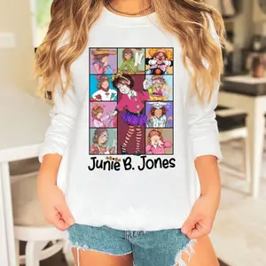 Junie B Jones Shirt , Sweatshirt , children's book, teacher gifts, kindergarten shirt, first day of school, teacher gift idea, women shirt, 0