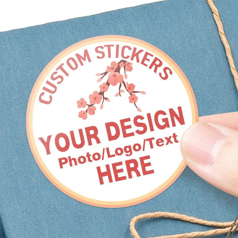 Customized Photo Stickers & Logo Decals | Matte Finish Brand Labels | High-Res Scratch-Proof Waterproof Personalized