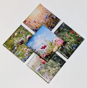 Meadow Magic | Photo Fridge Magnets | Flower Floral Meadow Field Leaf Magic| Home Decor
