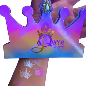 Queen Colección Highlight and Eyeshadow for Flawless Makeup Look Cosmetic Radiant Smokey
