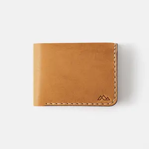 Men's Leather Bifold Wallet — Full Grain Horween Leather, Handmade in USA | The Elbert by Range Leather