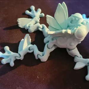 3D printed Articulating Flutter Frog