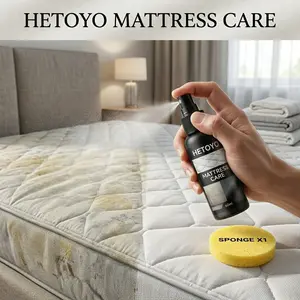 Multi-functional mattress care spray. No disassembly or water washing required. Leaves no residue. Gentle formula protects materials and deeply penetrates. Suitable for sofas, mattresses, and other upholstered furniture, including technical fabrics.