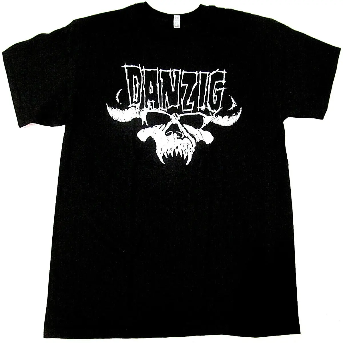 DANZIG Heavy Metal Band Hard Rock Black Unisex T-Shirt One Side Print, Comfort Cotton, Casual Style, Short Sleeve Crew Neck Tee Gift