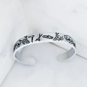Cosmetology • Barber • Hair Stylist || Cuff Bracelet