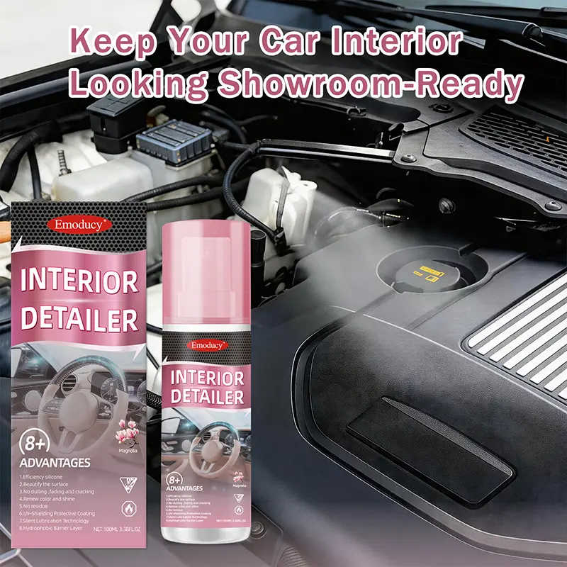 Emoducy 100ml Multi-Purpose Car Spray Cleaner, All-Surface Auto Interior Exterior Stain Remover, Interior Detailing Products, Car Care Agent