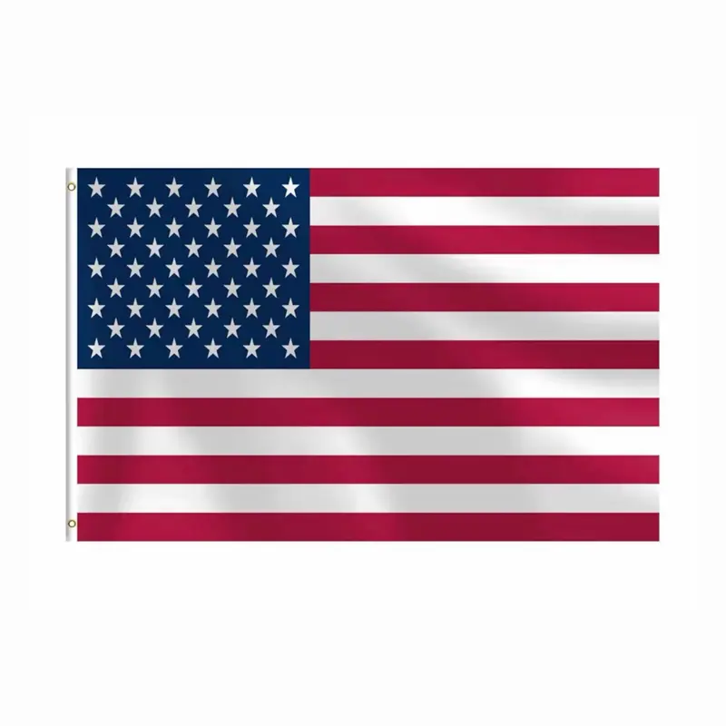 United States Flag 3 x 5 Feet for Outdoor Use Durable 2-ply Polyester Material Vibrant Colors Perfect for National Celebrations