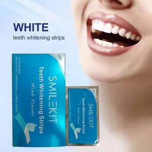 14 Pcs Oral Care Kit, Teeth Whitening Strips, Dual-Sided Elastic Whitening Strips, Oral Hygiene Maintenance, Dental Cleaning Tools