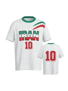 Iranian football team jerseys, sports shirts for football enthusiasts, Athletic Activewear