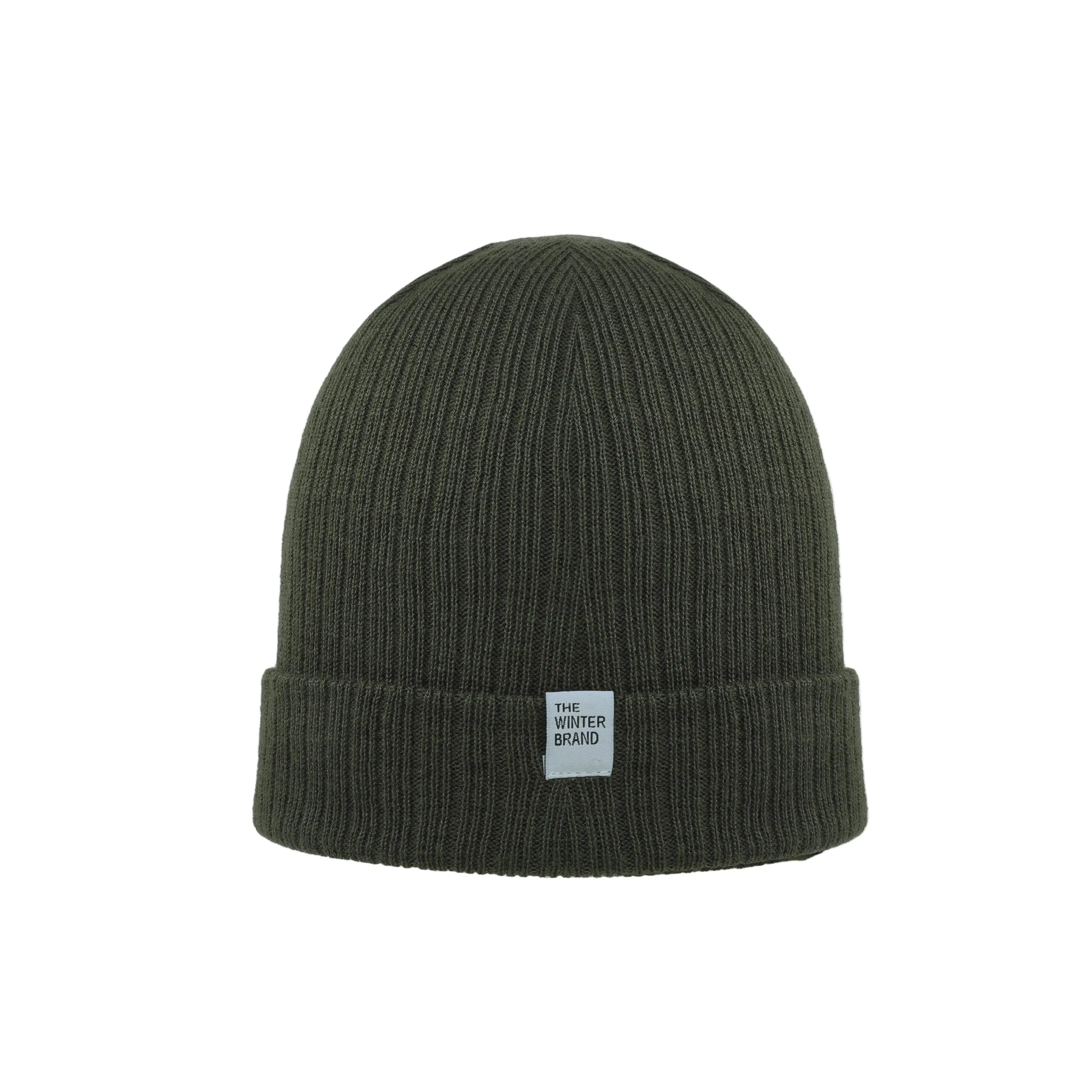 Vail Neutral Olive Beanie