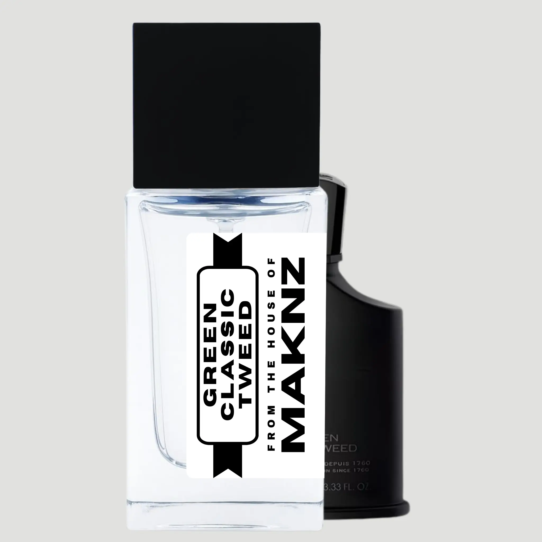 MAKNZ GREEN CLASSIC TWEED Men's Fragrance - ozonic, aquatic, iris, powdery, woody, amber, animalic, violet, balsamic, green