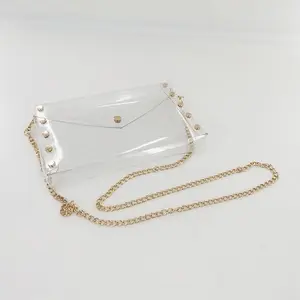Clear Purse for Women, Clear Bag Stadium Approved, See Through Clear Handbag for Concerts Sports Events