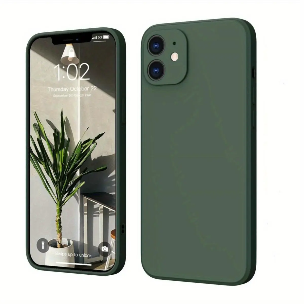 TPU Full Protective IPhone 11 Phone Case For IPhone 11  for iPhone 17 16 15 14 13 12 11 Plus 13 Mini Pro Max Solid Color Full Slim Back Cover